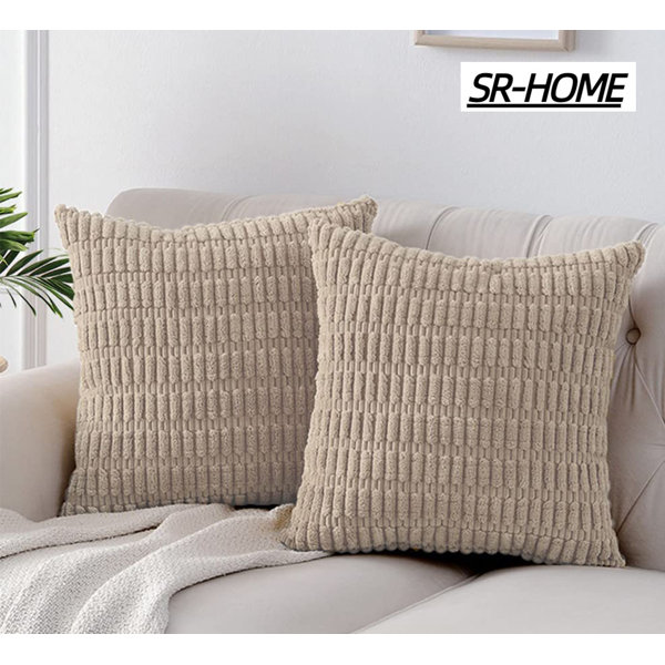 SRHOME Striped Corduroy Pillow Cover Wayfair